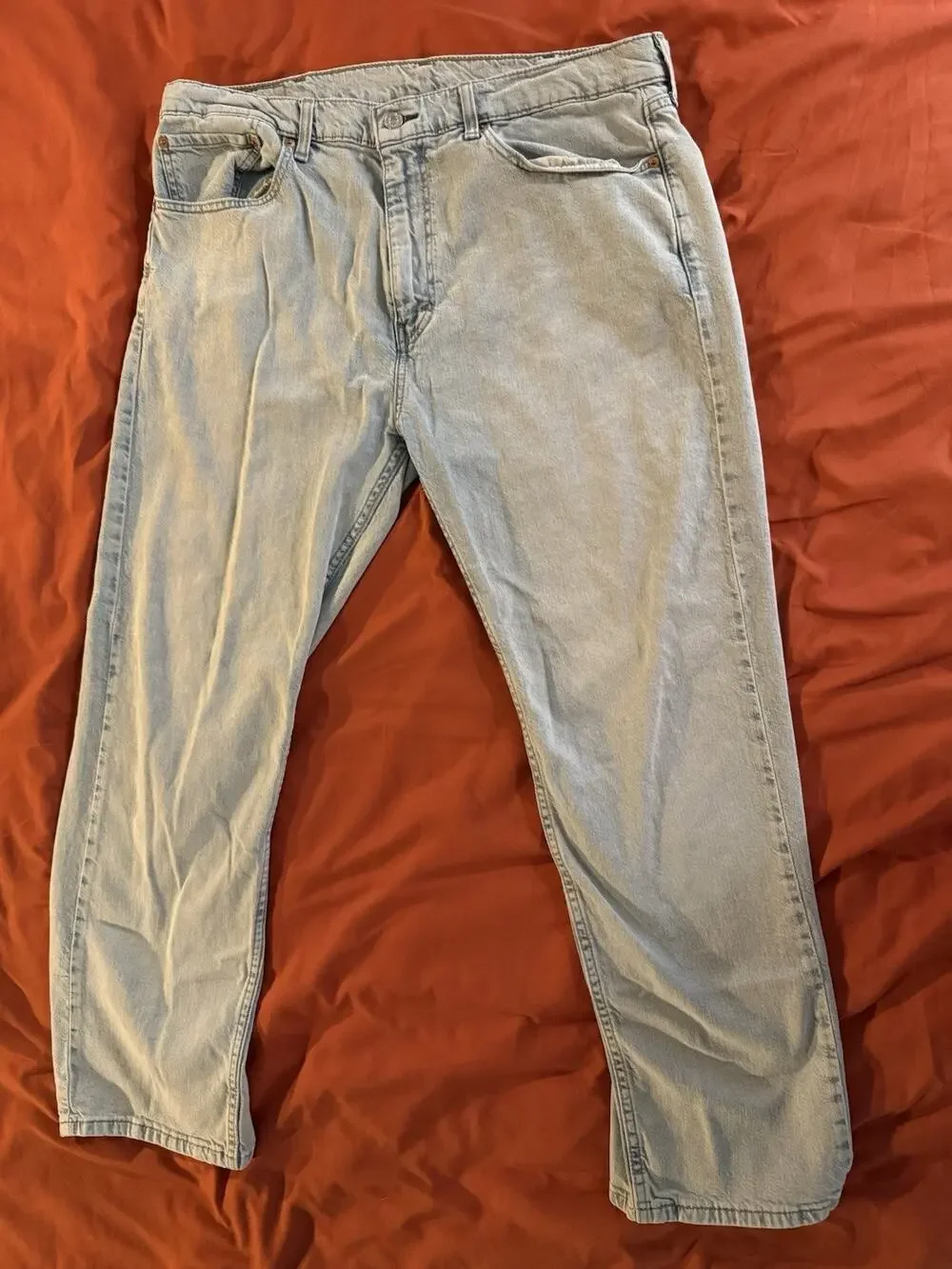Levi’s 505 Regular Fit Jeans Men’s 38x30 Light Wash